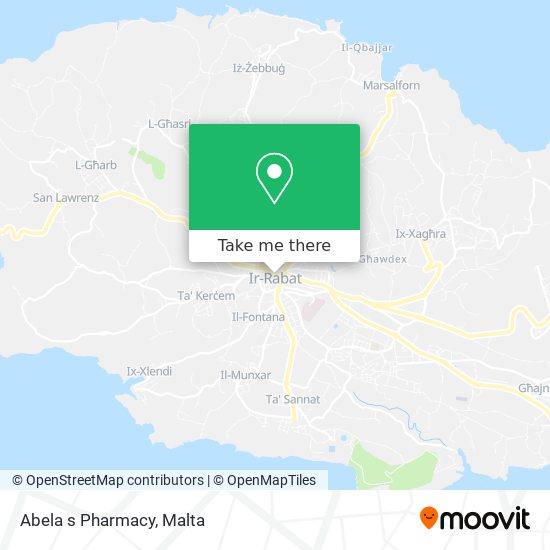 Abela s Pharmacy map
