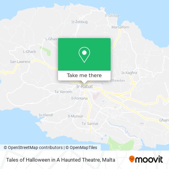 Tales of Halloween in A Haunted Theatre map