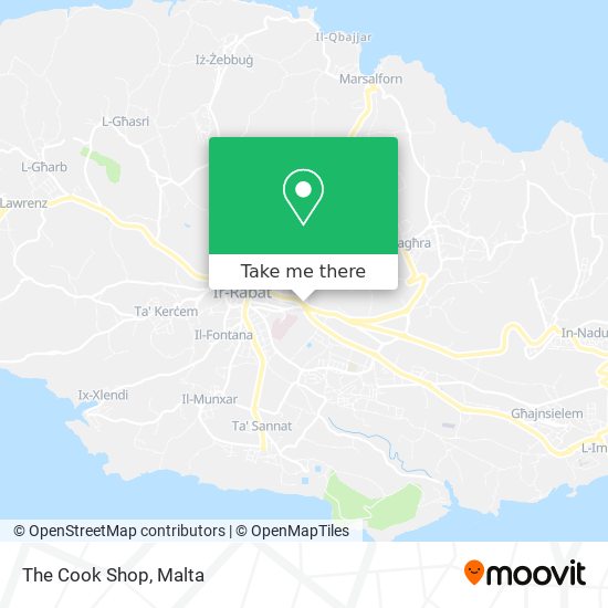 The Cook Shop map