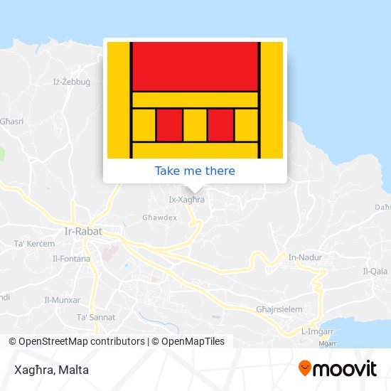 Xagħra map