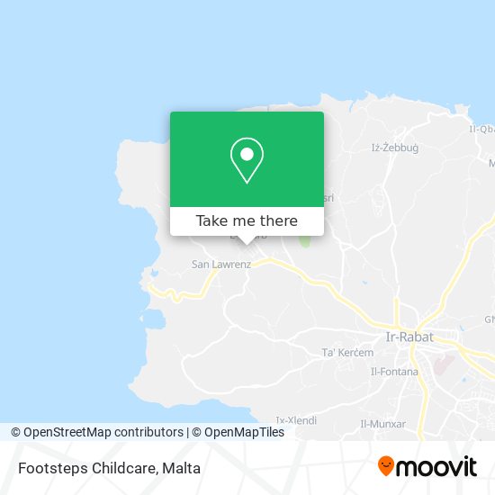 Footsteps Childcare map