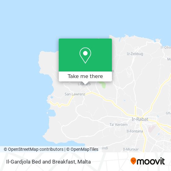 Il-Gardjola Bed and Breakfast map