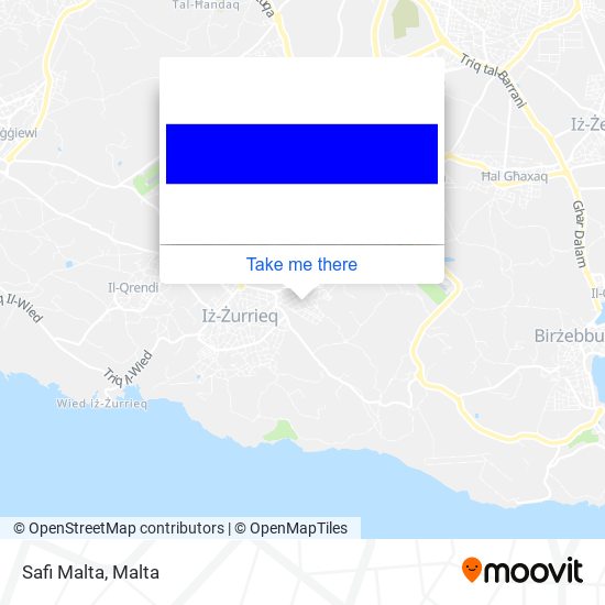 Safi Malta map