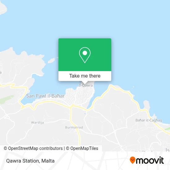 Qawra Station map