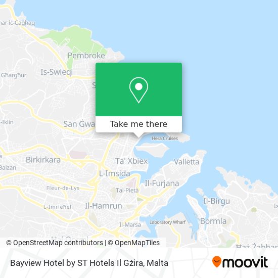Bayview Hotel by ST Hotels Il Gżira map