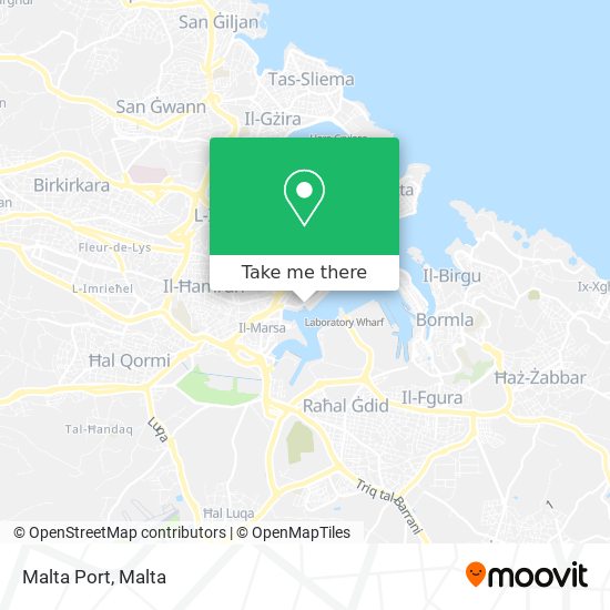 Malta Port map