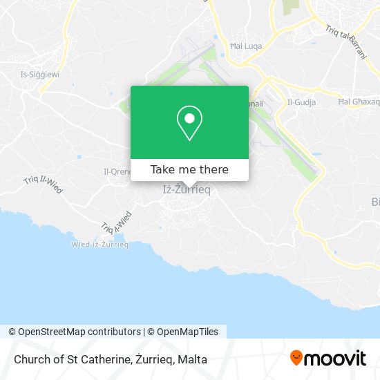 Church of St Catherine, Żurrieq map