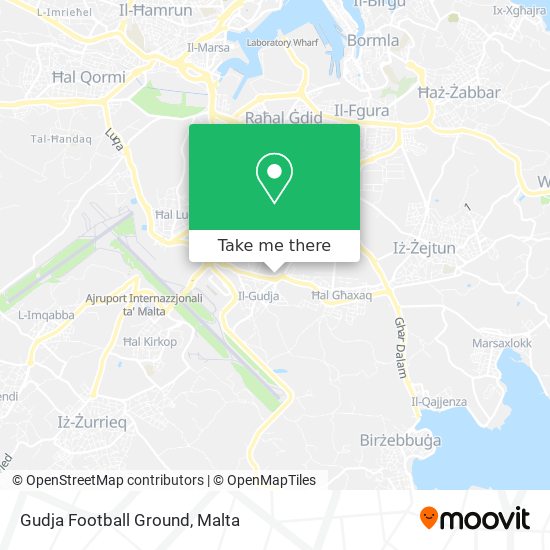 Gudja Football Ground map