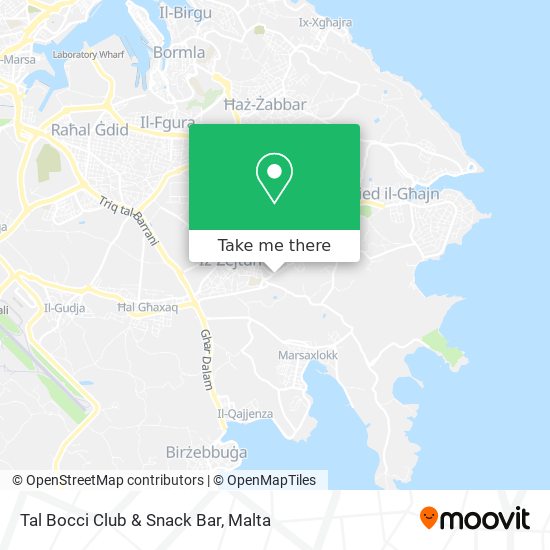 Tal Bocci Club & Snack Bar map