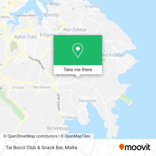 Tal Bocci Club & Snack Bar map