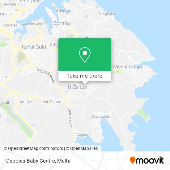 Debbies Baby Centre map