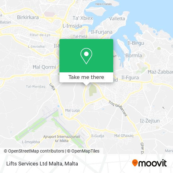 Lifts Services Ltd Malta map