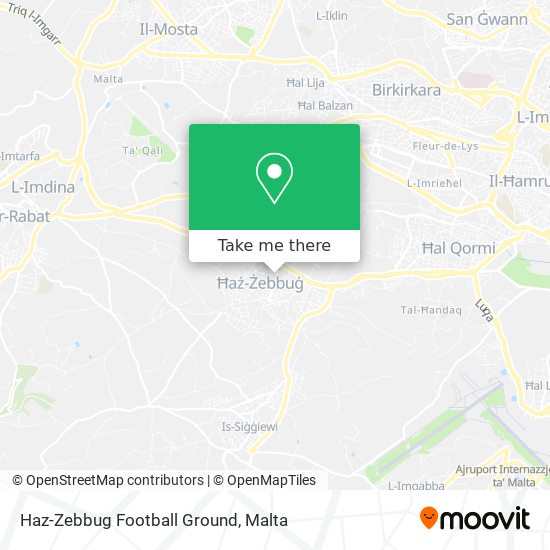 Haz-Zebbug Football Ground map
