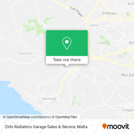 Zirbi Radiators Garage Sales & Service map