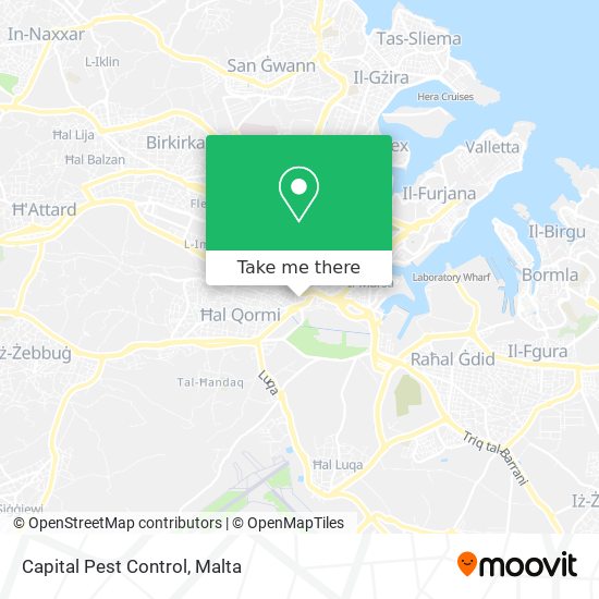 Capital Pest Control map