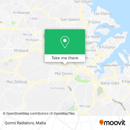 Qormi Radiators map