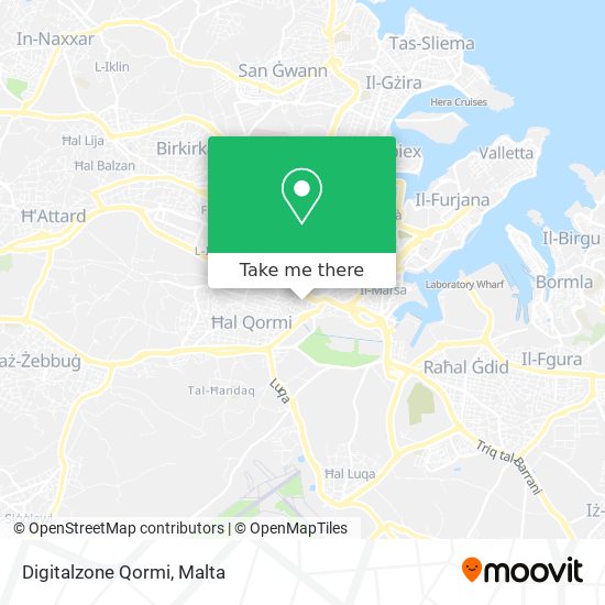 Digitalzone Qormi map