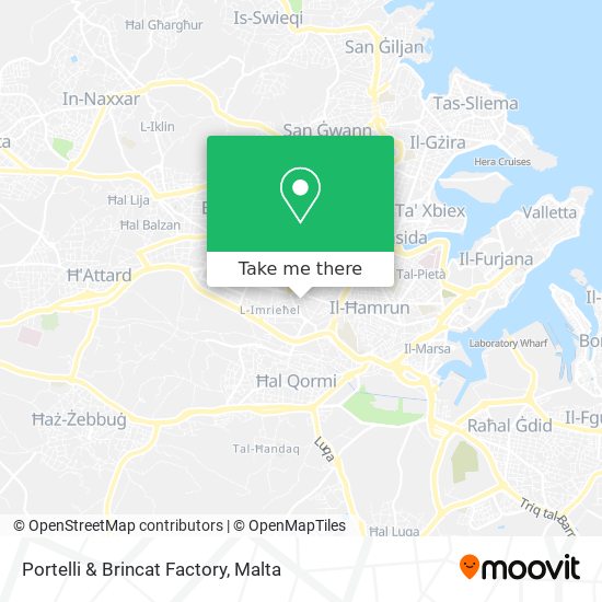 Portelli & Brincat Factory map