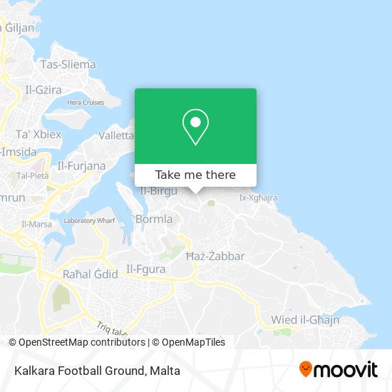 Kalkara Football Ground map