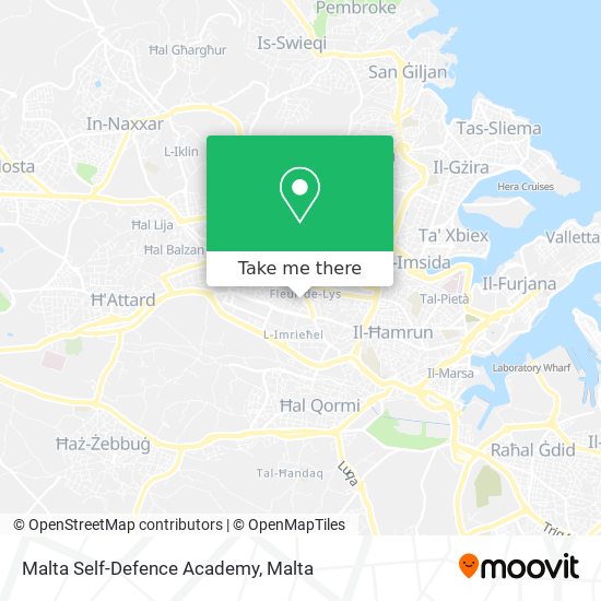 Malta Self-Defence Academy map