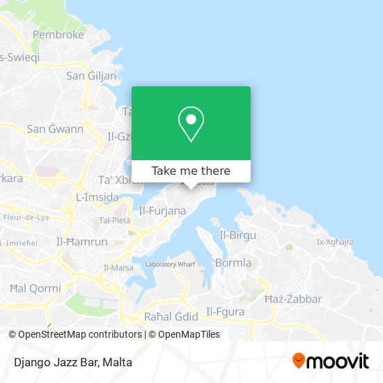 Django Jazz Bar map