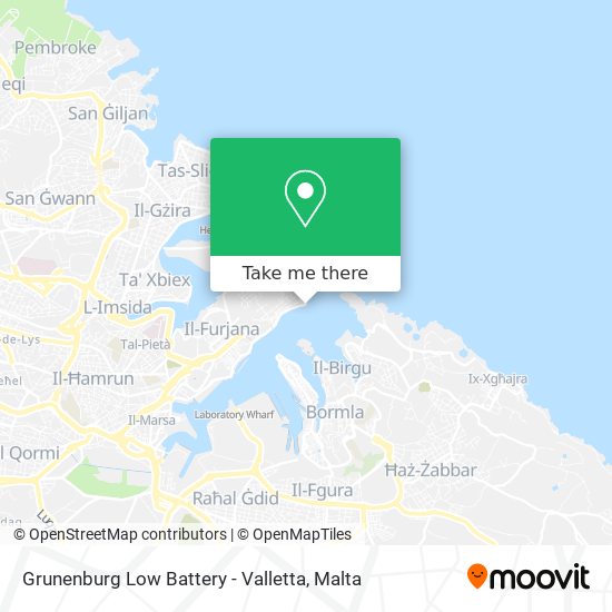 Grunenburg Low Battery - Valletta map