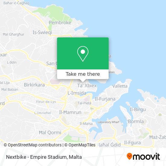Nextbike - Empire Stadium map