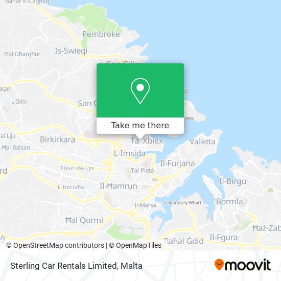 Sterling Car Rentals Limited map