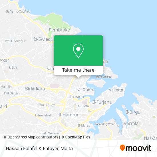 Hassan Falafel & Fatayer map