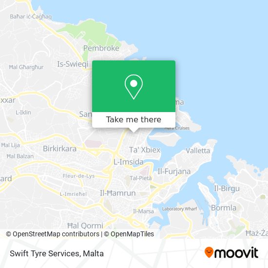 Swift Tyre Services map
