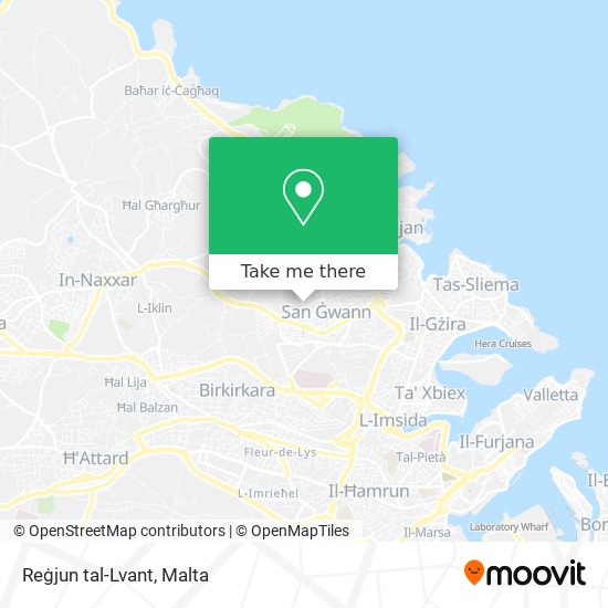 Reġjun tal-Lvant map