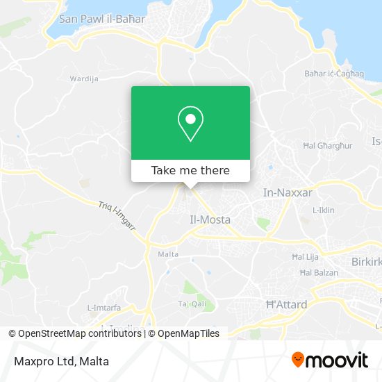 Maxpro Ltd map