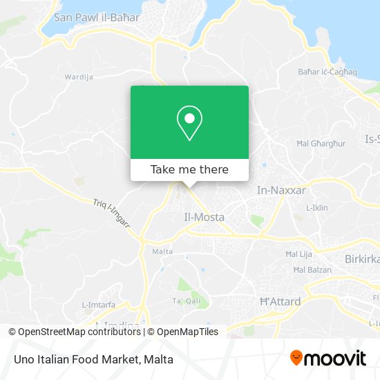 Uno Italian Food Market map