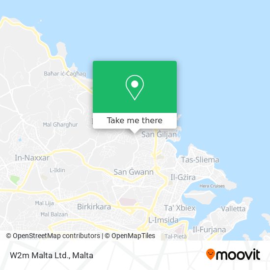 W2m Malta Ltd. map