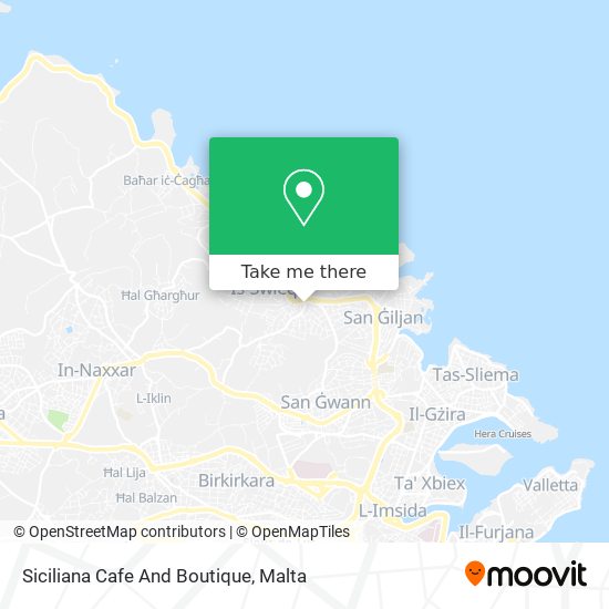 How to get to Siciliana Cafe And Boutique in Swieqi by Bus?