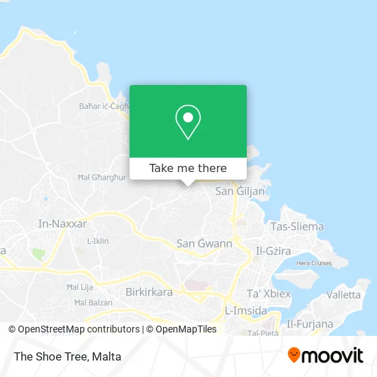 The Shoe Tree map