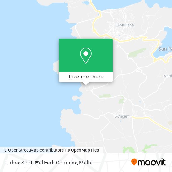 Urbex Spot: Ħal Ferħ Complex map