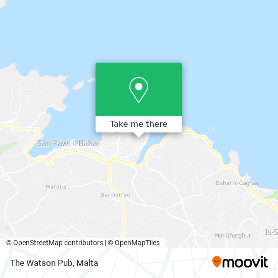 The Watson Pub map