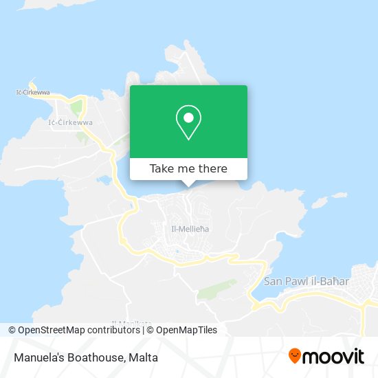 Manuela's Boathouse map