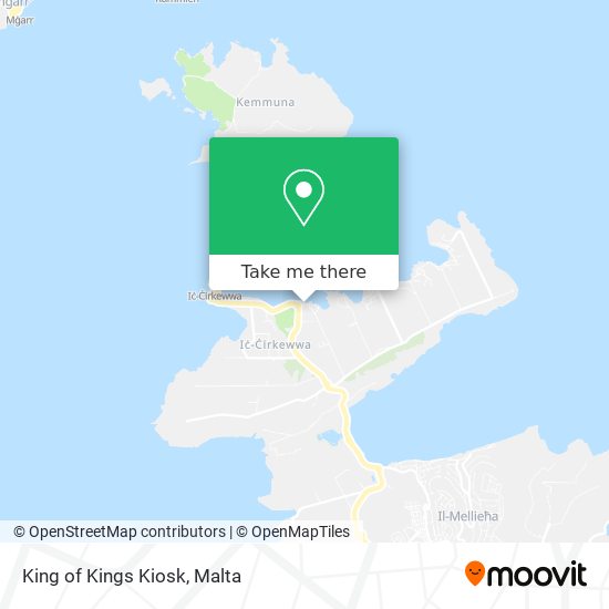 King of Kings Kiosk map