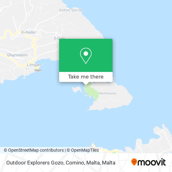 Outdoor Explorers Gozo, Comino, Malta map