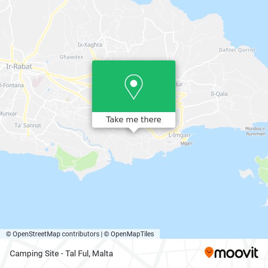 Camping Site - Tal Ful map