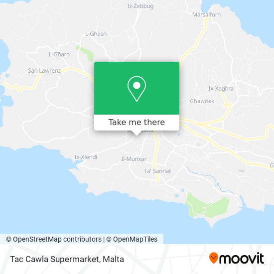 Tac Cawla Supermarket map