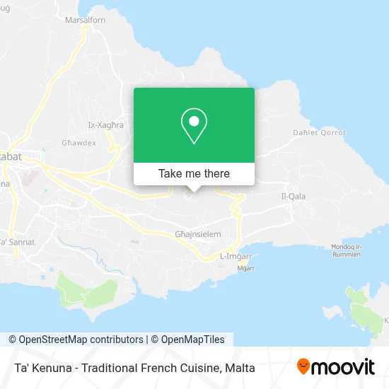 Ta' Kenuna - Traditional French Cuisine map