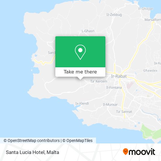 Santa Lucia Hotel map