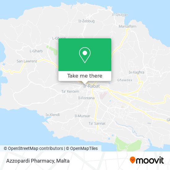 Azzopardi Pharmacy map