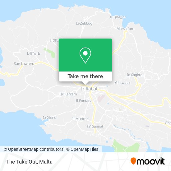 The Take Out map