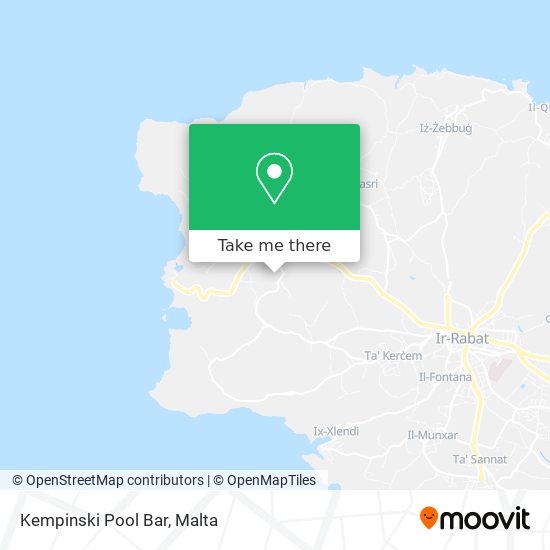 Kempinski Pool Bar map
