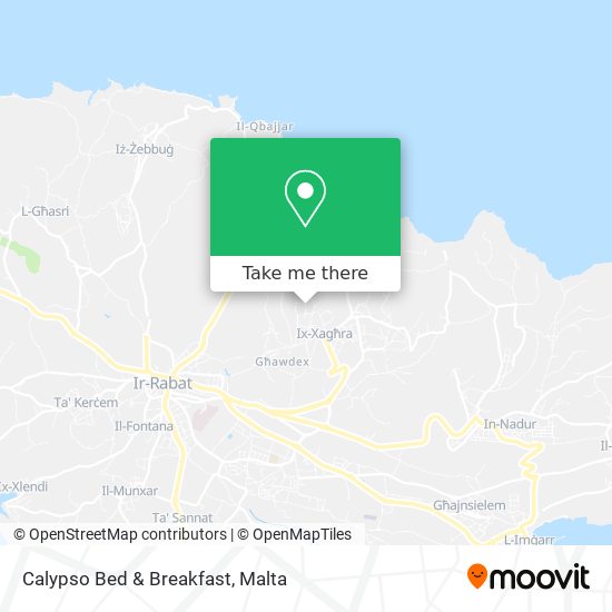 Calypso Bed & Breakfast map