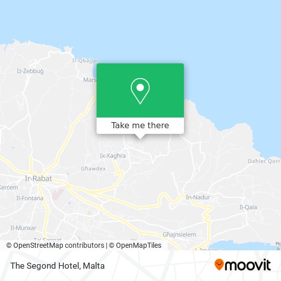 The Segond Hotel map
